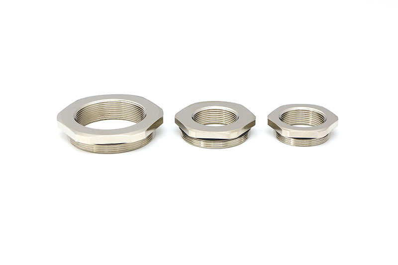 金屬變徑環M32轉M25防水電纜減縮環黃銅鍍鎳補芯轉換器轉換接頭擴增環